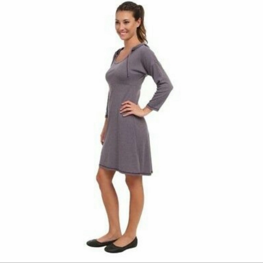 The North Face "Elmira" Soft Grey Hoodie Dress